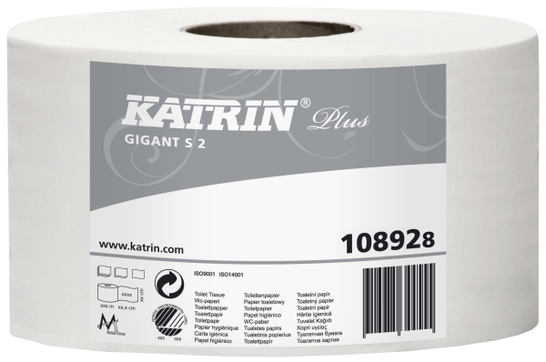 Toilettenpapier Katrin 108925 Gigant, Karton Mit 12 Rollen