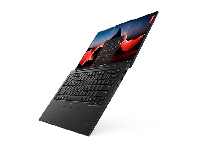 Lenovo ThinkPad X1 Carbon Gen 12 21KC - 180 graders gångsjärnskonstruktion - Intel Core Ultra 7 - 155U / upp till 4.8 GHz - Evo - Win 11 Pro - Intel Graphics - 16 GB RAM - 512 GB SSD TCG Opal Encryption 2, NVMe, Performance - 14 IPS 1920 x 1200 - NFC, Wi-Fi 6E, Bluetooth - 4G/5G-uppgraderingsbar - svart färg - kbd: brittisk - med 3 års Lenovo Premier Support, CO2-kompensering 0,5 ton (2:a gen) | Datorer & Surfplattor - Bärbar dator | GameStuff