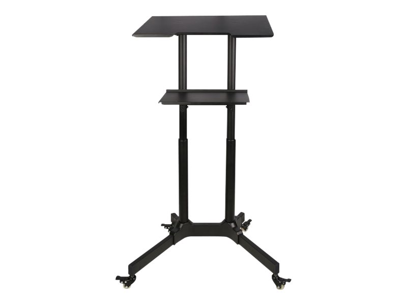 Techly ICA-TB TPM-1BK, Ställ till bärbara datorer, Svart, Metall, 1030 - 1250 mm, 0 - 40°, 600 mm | Möbler - Förvaringsmöbler - Vagna med hjul | GameStuff