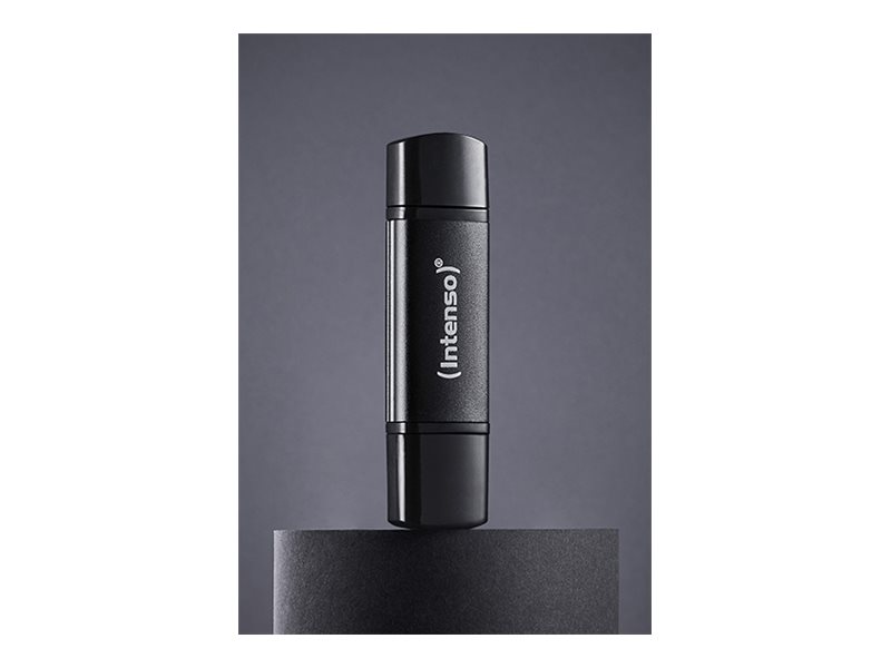 Intenso Flex Line - Usb Flashdrive - 256 Gb - Usb 3.2 Gen 1 / Usb-C - Sort