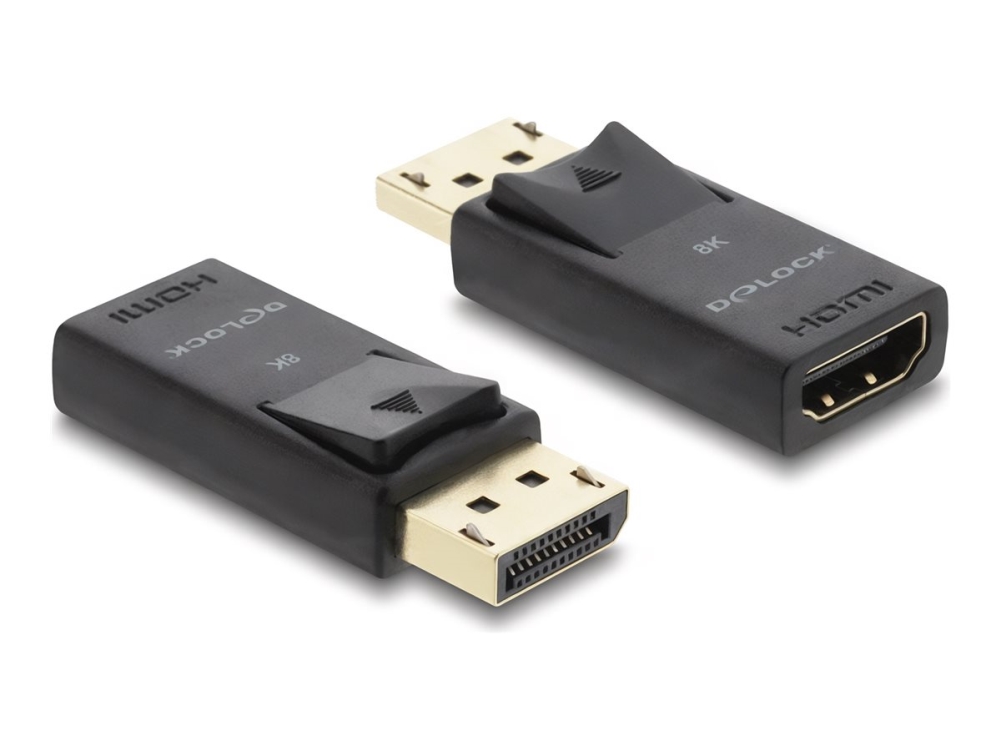 Delock 61084, Displayport, Hdmi, Schwarz
