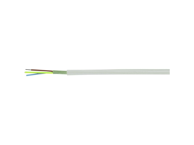 HELU 39066-100 Installationskabel NYM-J 5 G 1.5 mm² Grå 100 m