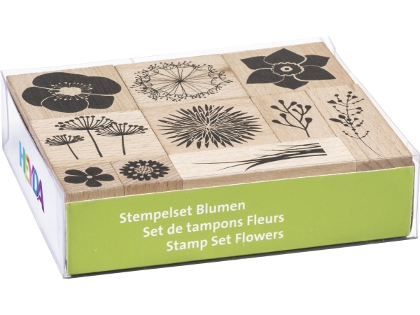Heyda 204888690, Children''s Stamp Set, Træ, 10 Stk