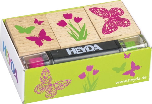 Heyda 204888697, Children''s Stamp Set, Flerfarvet, 3 Stk