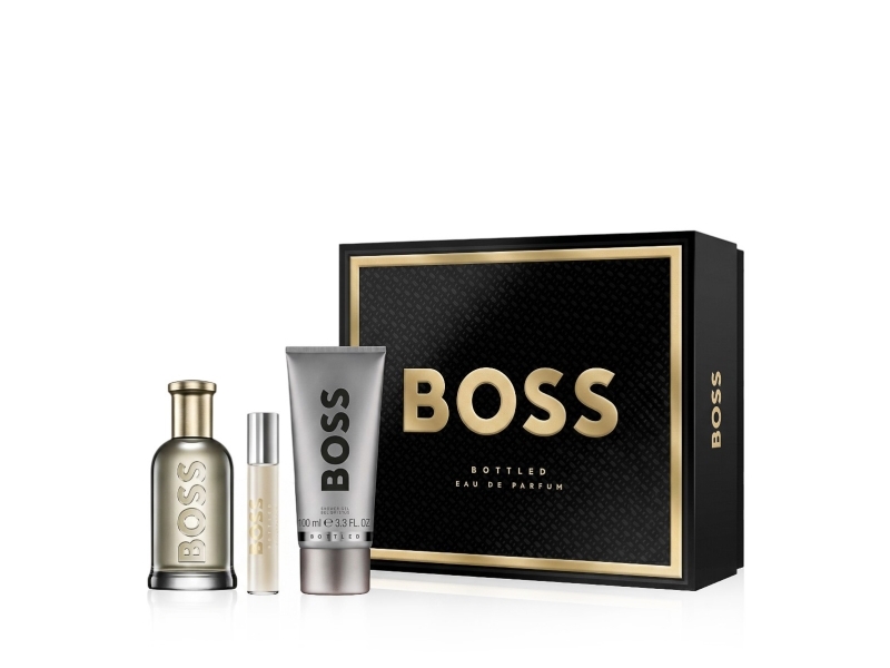 Boss Bottled Gift Set Eau De Parfum Spray 100Ml Eau De Parfum 10Ml Shower Gel 100Ml