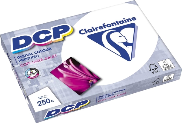 Papper för färgutskrift Clairefontaine DCP A3 1858 250 g (125 ark/förp.) | Papper & Emballage - Specialpapper - Specialpapper för färgutskrift | GameStuff