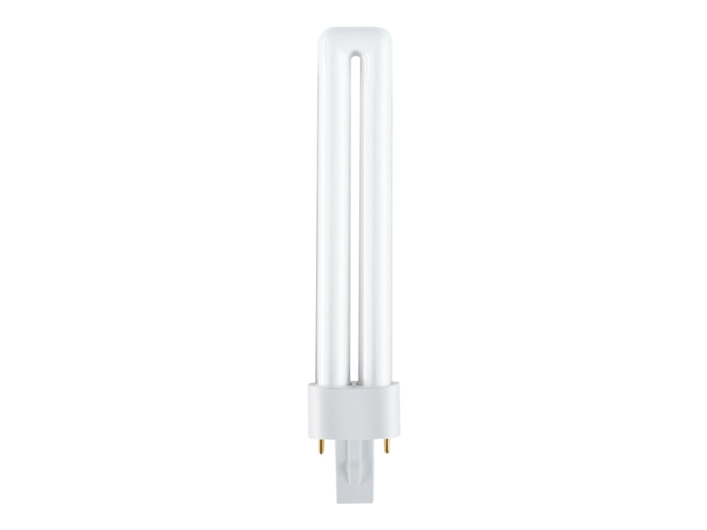 Osram DULUX, 5 W, G23, 10000 t, 257 lm, Varm hvid billede
