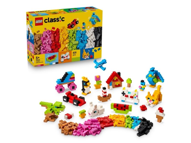 LEGO ® Classic - Kreative Farverige Klodser 11045 - 820 Dele