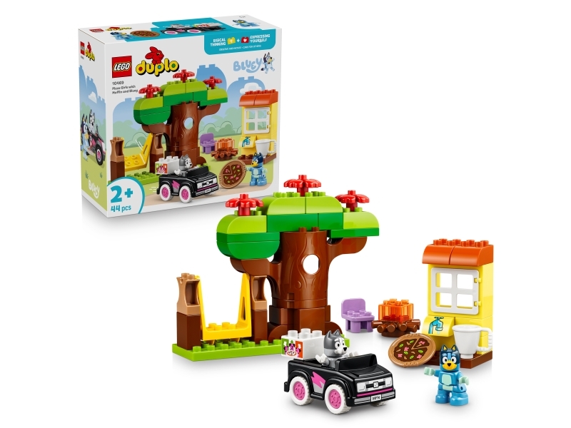 LEGO ® Duplo - Pizza-piger Med Muffin Og Bluey 10469 - 44 Dele