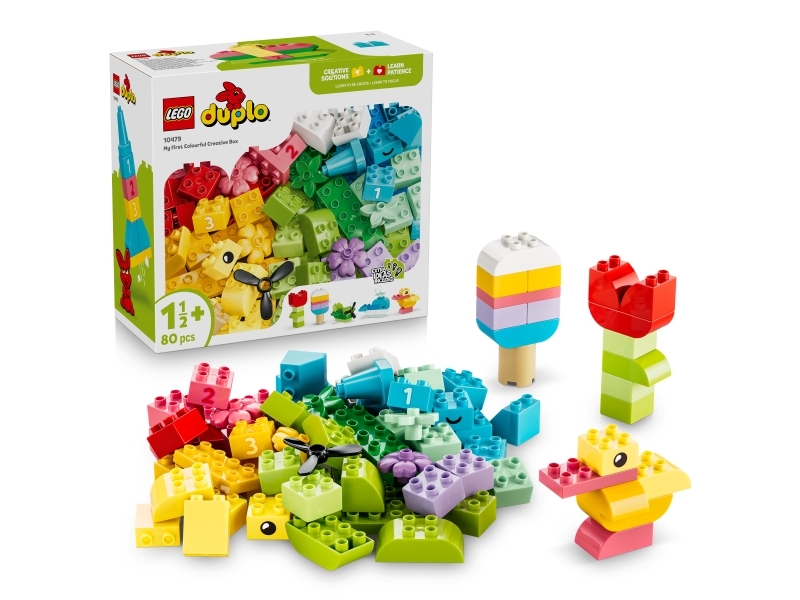 LEGO DUPLO 10479 Farverig Kreativ Boks - byggesæt til små børn (80 dele)