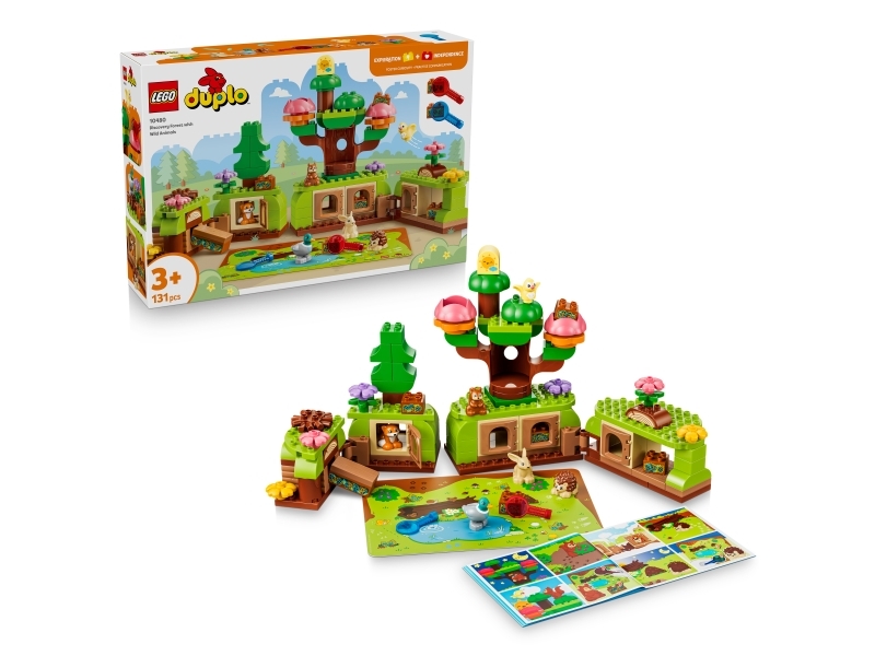 LEGO DUPLO 10480 Opdagelsesskov med vilde dyr - byggesæt til børn 3+