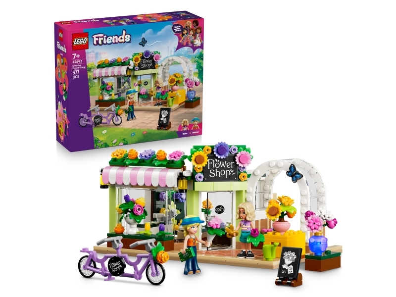 LEGO ® Friends - Kreativ Blomsterbutik 42693 - 377 Dele