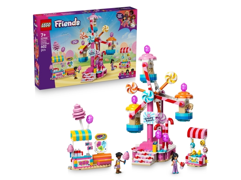 LEGO Friends 42700 - Pariserhjul med slik og cupcakes (602 dele)