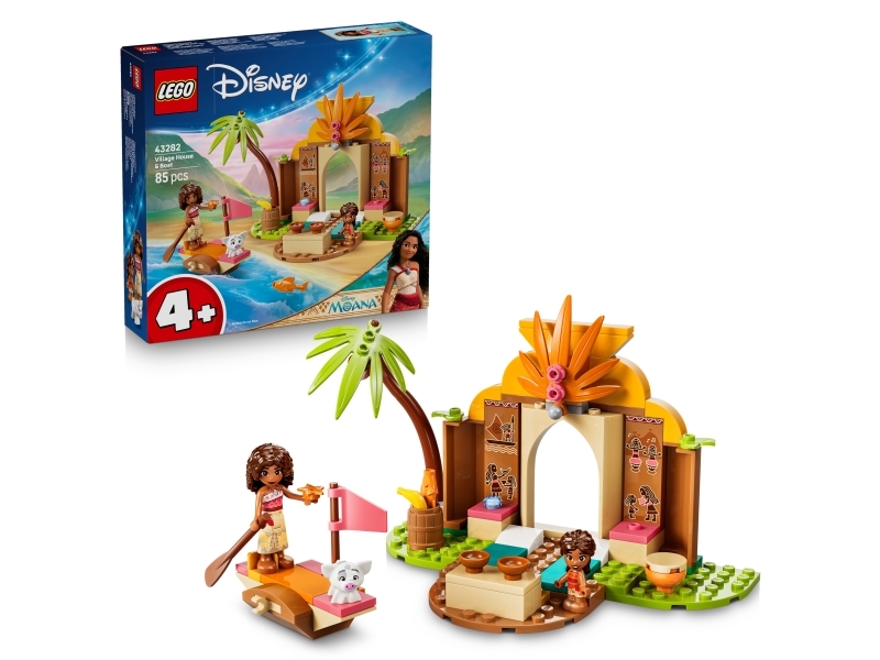 Lego 43282 - Village House & Boat - Disney Princess - Moana