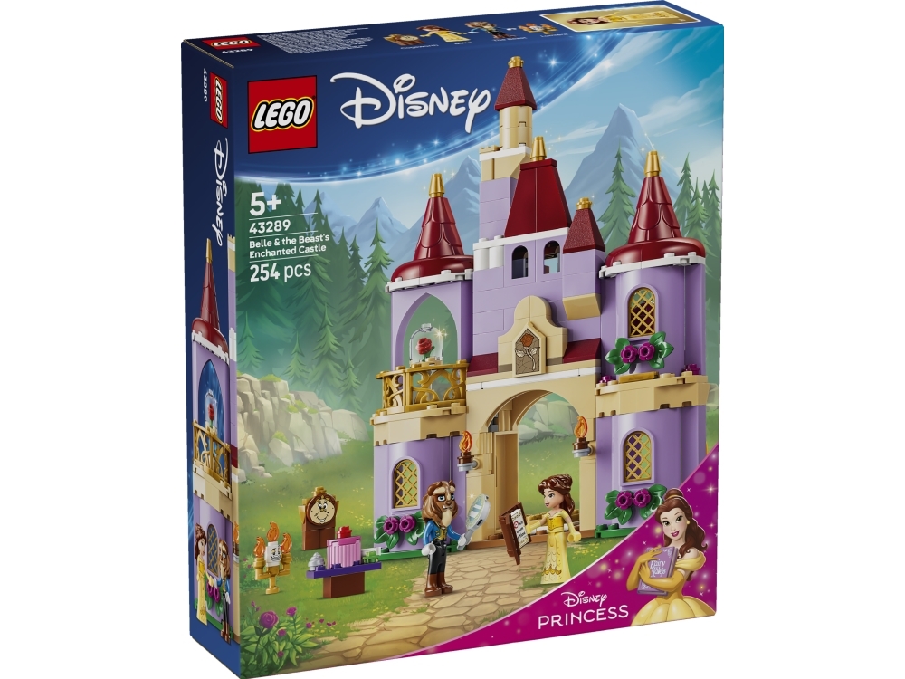 LEGO ® Disney - Belle Og Udyrets Fortryllede Slot 43289 - 254 Del
