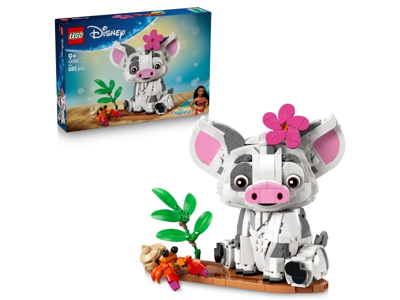 LEGO Disney 43292 Pua - byggesæt til børn 9+ (885 klodser)