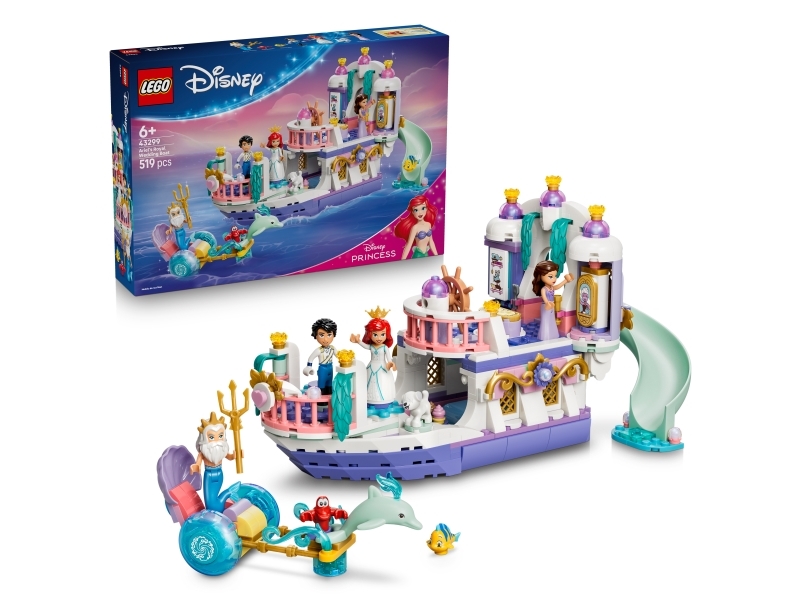 LEGO ® Disney - Ariels Royale Bryllupsbåd 43299 - 519 Dele