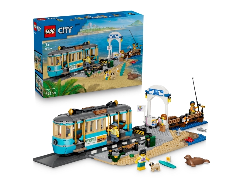 LEGO City 60506 Klassisk sporvogn med strandstop
