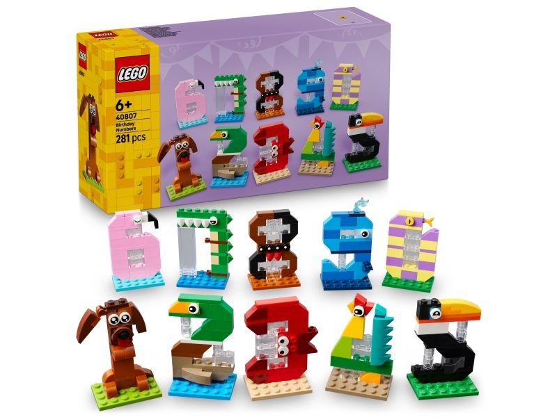 LEGO Seasons and Occasions 40807 Födelsedagssiffror | LEGO® - Alla LEGO | GameStuff
