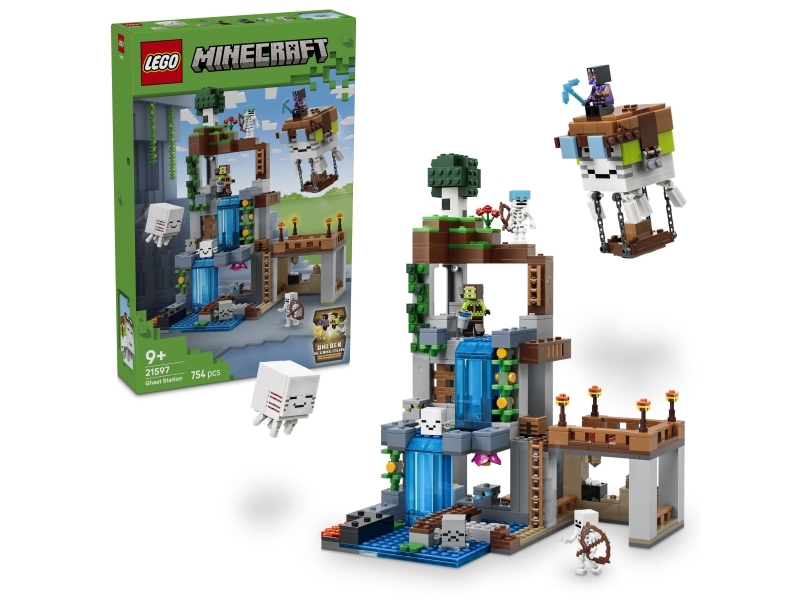 LEGO Minecraft Ghast-ballonlandsbyangreb - GEEKD.dk