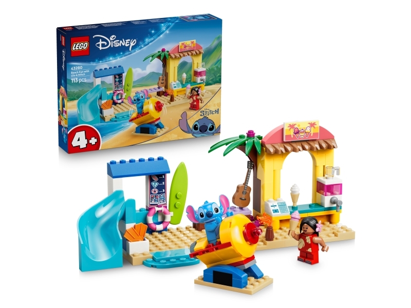 LEGO ® Disney - Strandsjov Med Lilo Og Stitch 43280 - 113 Dele