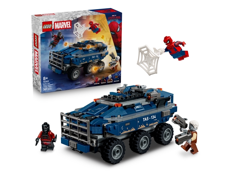 LEGO Super Heroes Marvel 76349 Spider-Mans fængselstransport-jagt