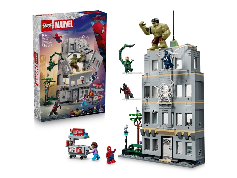 LEGO Super Heroes Marvel 76350 Spider-Man mod Hulk - episk opgør