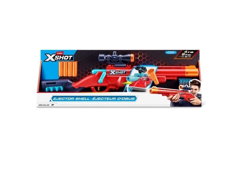 Zuru X-shot - Excel Ejector Shell Blaster Inkl. 8 Skud
