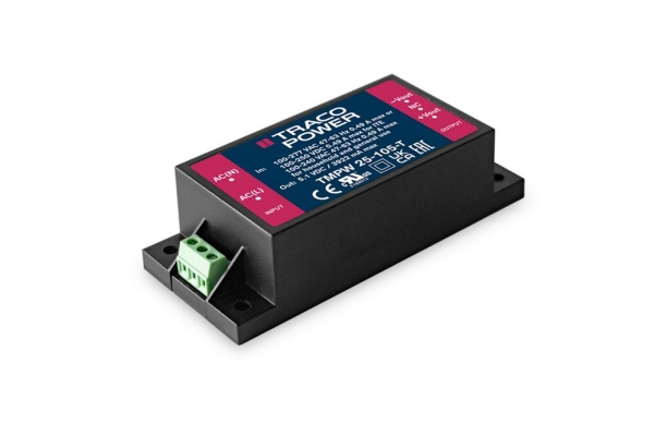 Traco Power TMPW 50-124-T AC/DC printstrømforsyning 2,1 A 50 W 24 V/DC 10 stk, 97 mm, 48,3 mm, 25,4 mm, 180 g, 50 W, 90 - 305 V