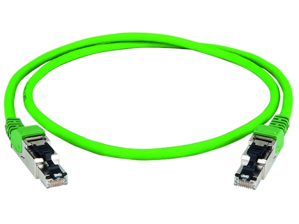 Telegärtner 100017338, 7,5 M, Cat5, Sf/Utp (S-Ftp), M8, M8, Grün