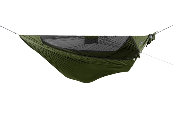 Ticket To The Moon PRO HAMMOCK, Upphängningsbar hängmatta, 150 kg, 1 personer, Nylon, Mörkgrön, PFC | Grill, Bål & Terrasse - Terrass - Hängmattor | GameStuff