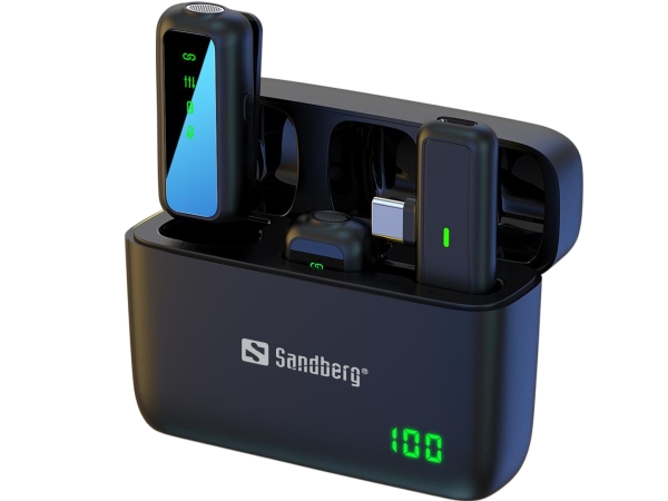 Sandberg 126-55, Aufsteckbares Mikrofon, -38 Db, 20 - 20000 Hz, Omnidirektional, Kabellos, Rf