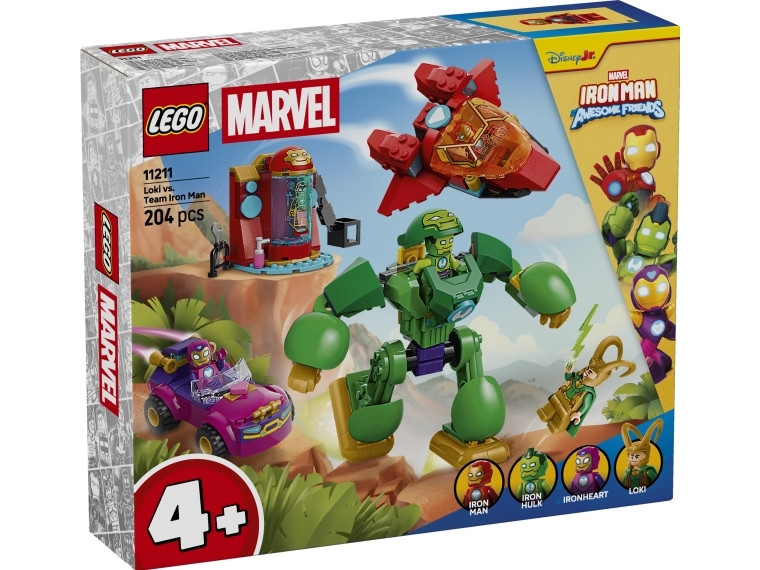LEGO ® Marvel - Loke Mod Team Iron Man 11211 - 204 Dele
