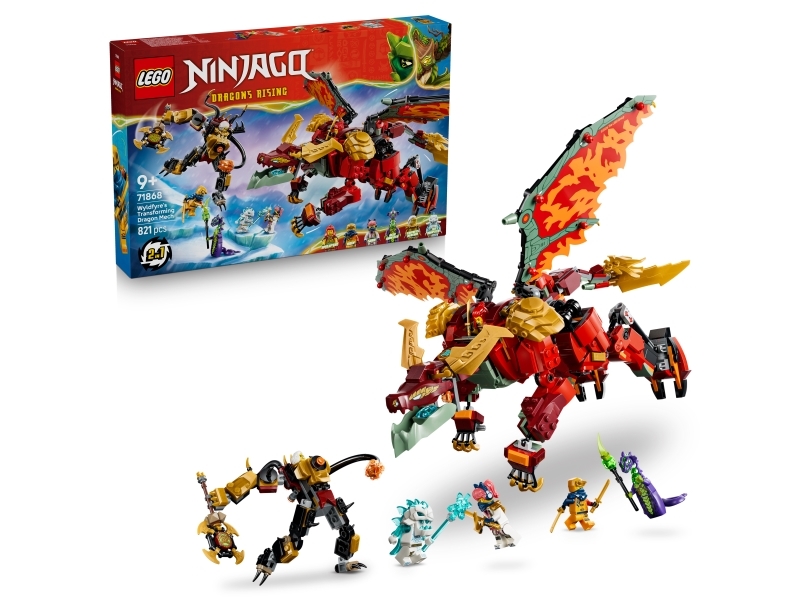 LEGO Ninjago 71868 Wyldfyres omvandlingsbara robotdrake | LEGO® - LEGO® teman J-N - LEGO NINJAGO | GameStuff
