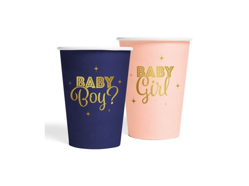 Gender Reveal - Boy Or Girl Papkrus, 8 Stk