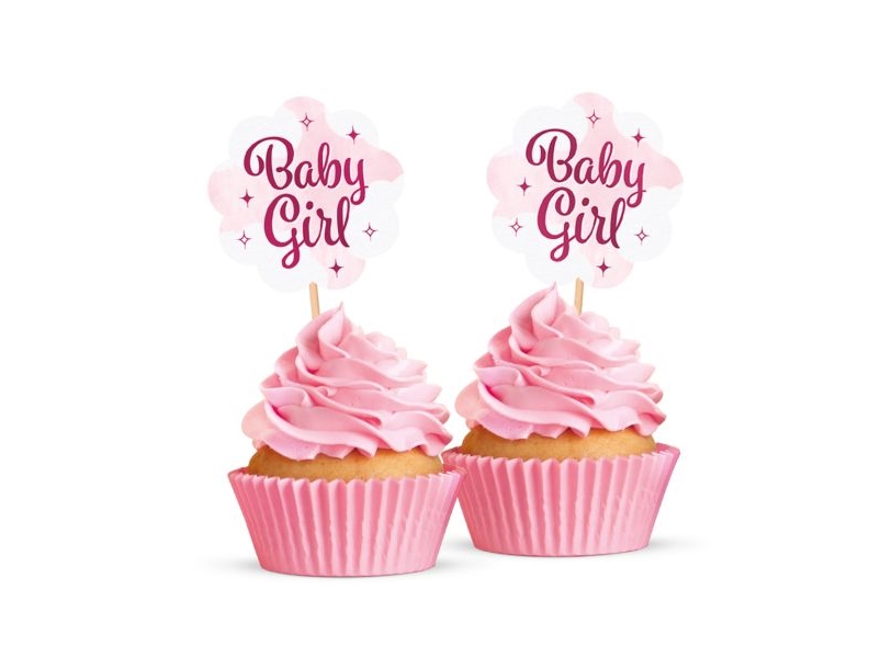 Baby Girl Kagepynt, 12 Stk