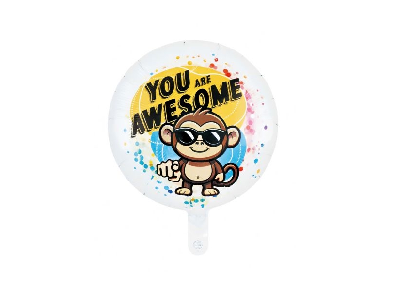 Folienballon You Are Awesome, 46 Cm