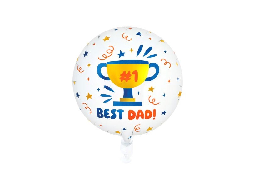 Folieballon Best Dad, 46 Cm
