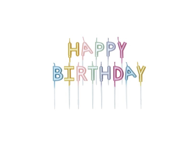 Tortenkerze Happy Birthday
