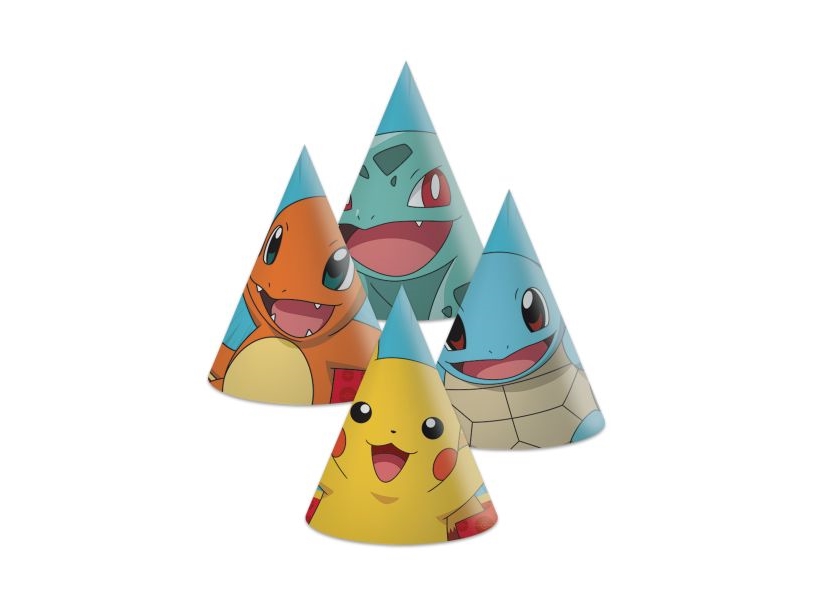 Pokemon-Partyhüte, 6 Stk