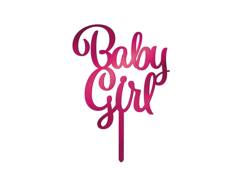 Baby Girl Kagepynt I Akryl