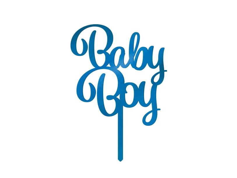 Baby Boy Tortendekoration Aus Acryl