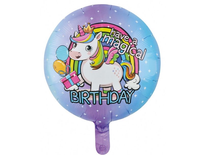 Einhorn Magical Birthday Folienballon, 46 Cm