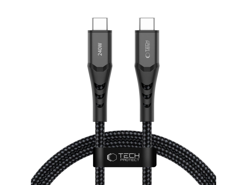 Adaptec Tech-Protect Usb-C Kabel Pd 240W / Qc3.0 100 Cm Schwarz Ub11t