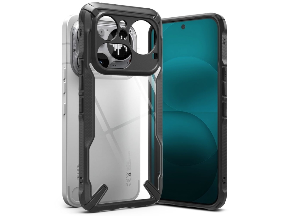 Ringke Fusion X Cover Til Nothing Phone 4A Pro - Transparent Og Sort