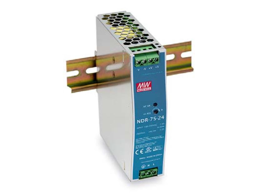 Levelone Pow-2432, 75 W, 90 - 264 V, 47 - 63 Hz, 1.45 A, 16 Ms, Højspænding, Overbelastning, Kortslutning