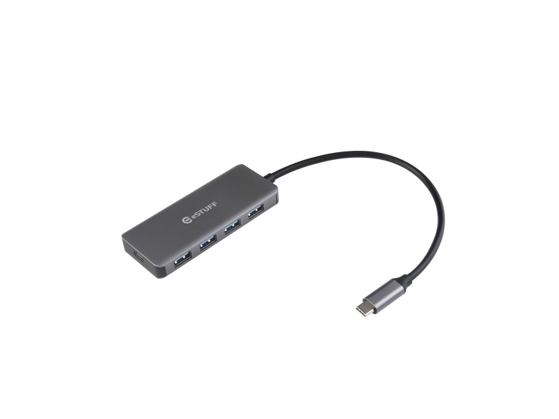 Estuff Es623007, Usb 3.2 Gen 1 (3.1 Gen 1) Type-C, Usb 3.2 Gen 1 (3.1 Gen 1) Type-A, 5000 Mbit/S, Aluminium, Aluminium, 65 W