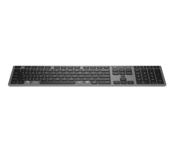 Hp 720 Multi-Device Rechargeable Wireless Keyboard, Volle Größe (100%), Kabellos, Usb + Bluetooth, Azerty, Schwarz