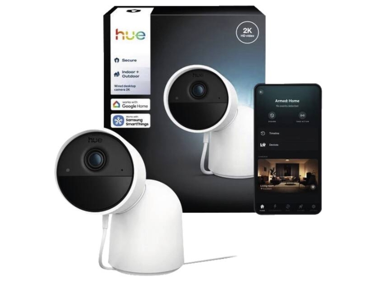 Hue Secure Cam 2K Desktop Weiß Eu
