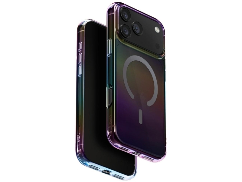 Uniq Iridescia Cover Til Iphone 17 Pro Max Magclick-Ladning - Multicolor